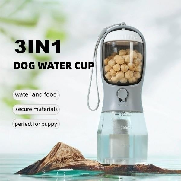3-in-1 Portable Small Multi-Functional Pet Bottles